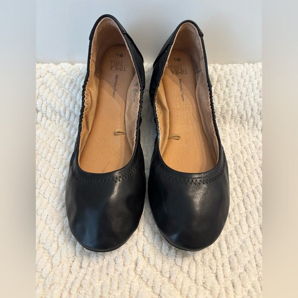 Y2K Vintage Ballerina Flats Black Size 9.5